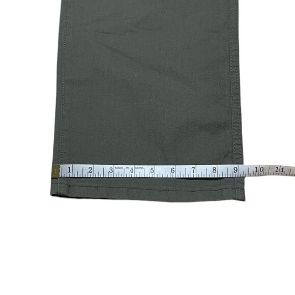 NWT Levi Strauss Signature Chino Olive Green Pants Straight Leg Elastic Size XXL - Picture 15 of 16